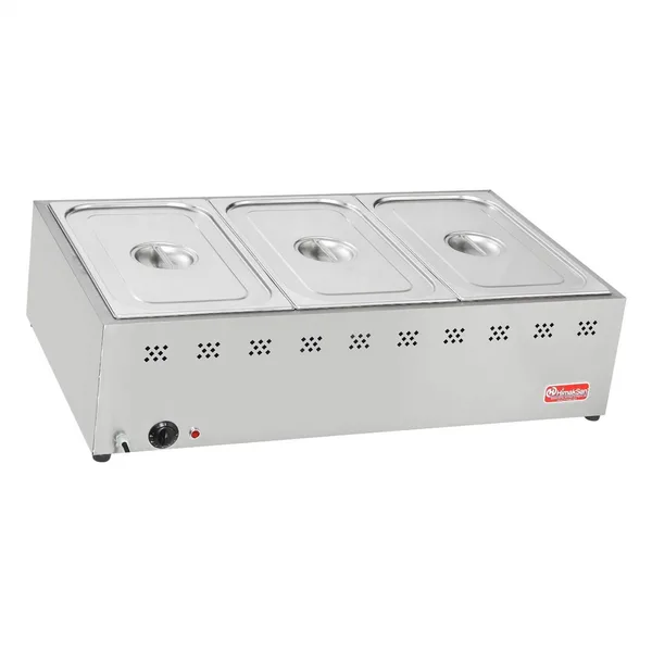 Himaksan Set Üstü Benmari 1/1 3 Lü Elektrikli 102x57x25 Cm HMK-BSÜE 3