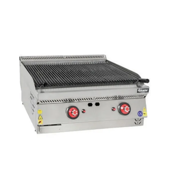 Himaksan Set Üstü Gazlı Lavataşlı Izgara 80x70x30 cm HMK-SLIG 873