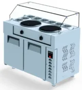 Iceinox 2 Kapılı Krep Buzdolabı 125x70x133 cm KRN 330 CR - 1