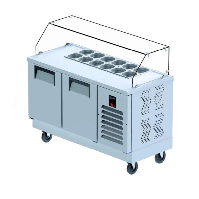 Iceinox 4 Kapılı Hazırlık Buzdolabı 250x70x130 cm  FTS 650 CR