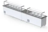 İceinox 4 küvetli Servis üniteler 150X80X132 STH-F 515 CR - 1