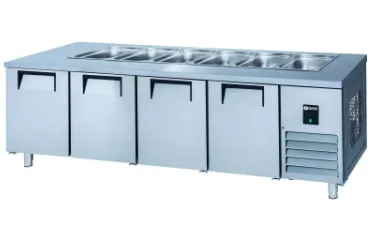 İceinox 6 Küvetli Servis Buzdolapları 250x70x85 STS 650 CR