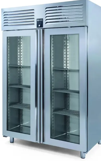 İceinox Dik Tip 2 Cam Kapılı Buzdolabı Gastronorm Seri - VTS 1340 CR-VG