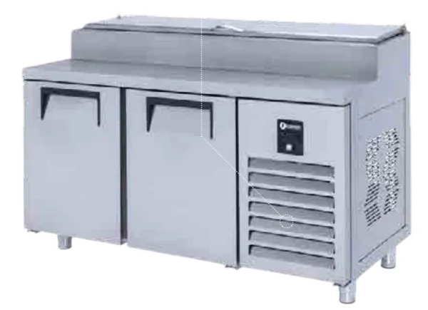 İceinox 2 Kapılı Make Up Buzdolabı - Kısa Ayak PTS-L 330 CR