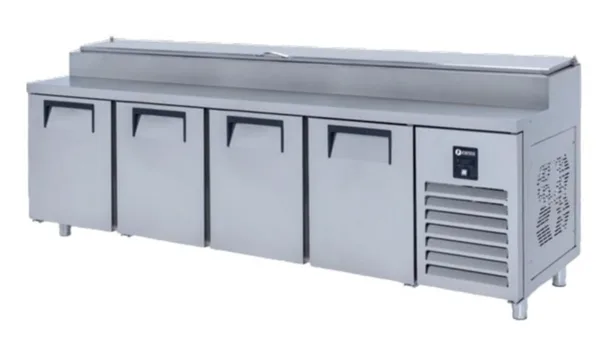 İceinox 4 Kapılı Make Up Buzdolabı - Kısa Ayak PTS-L 650 CR