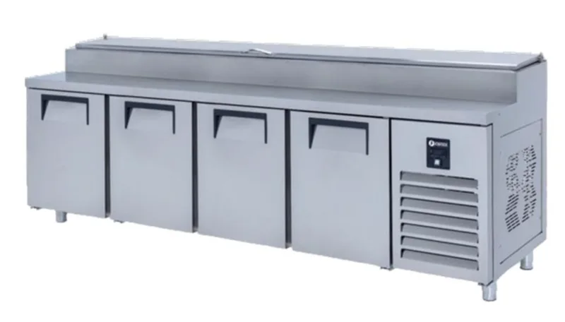 İceinox 4 Kapılı Make Up Buzdolabı - Kısa Ayak PTS-L 650 CR