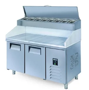 İceinox 2 Kapılı Make Up Buzdolabı - Mermerli PTS HM 330 CR