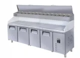 Iceinox Make Up Buzdolabı 4 Kapılı Mermerli 250x70x130 cm PTS HM 650 CR - 1