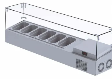 Iceinox Set Üstü Saladbar 8 Küvetli 178x34x45 cm VTP 178 GL