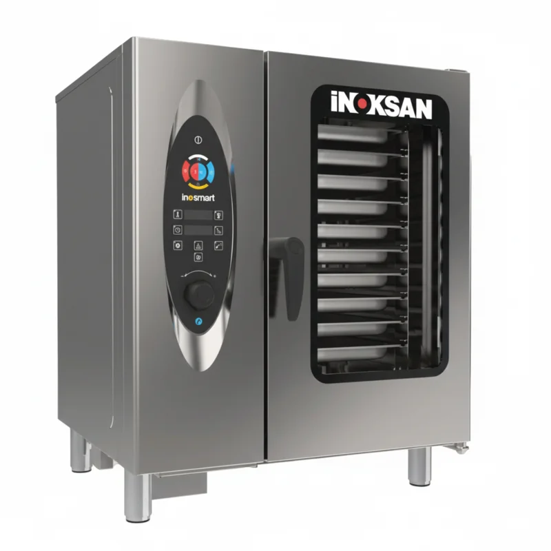İnoksan 10 Tepsi Kapasiteli Elektrikli Kombi Fırını GN 1/1 FBE 010