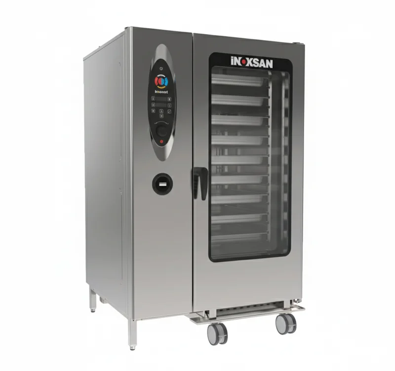 İnoksan  40 Tepsi Kapasiteli Elektrikli Kombi Fırını GN 1/1 FBE 040
