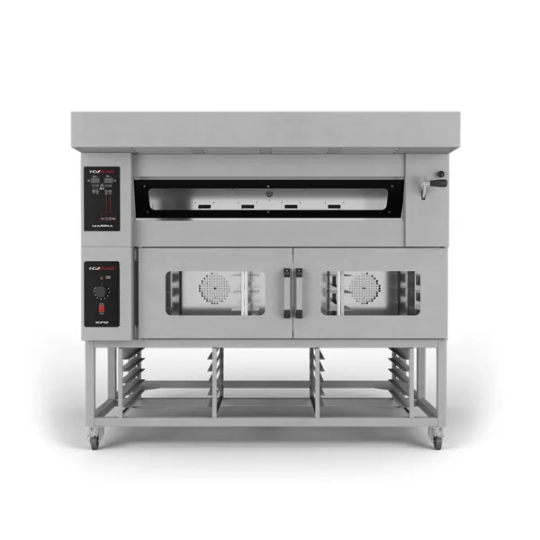İnoxclass Çok Amaçlı Unlu Mamül Fırını Elektrikli Taş Tabanlı 40x60 cm 2 Tepsi Kapasiteli  M1201E