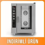 İnoxclass 11 Tepsili Konveksiyonlu Fırın Gazlı 11 x GN 1/1 Silvia S11EG - 1