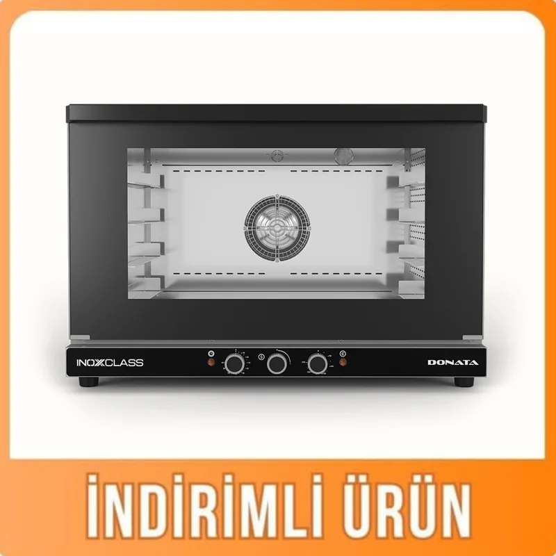 İnoxclass 4 Tepsili Patisserie Fırın, Manuel Elektrikli Donata D04EF