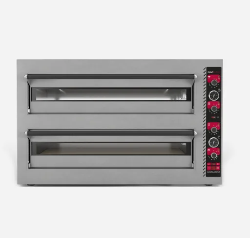 İnoxclass Çift Katlı Pizza Fırını Elektrikli 30 cm x 12 Pizza Kapasiteli Margarita M602E