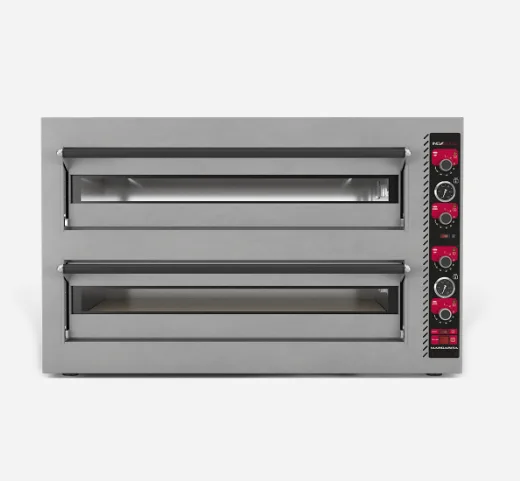 İnoxclass Çift Katlı Pizza Fırını Elektrikli 30 cm x 18 Pizza Kapasiteli Margarita M902E