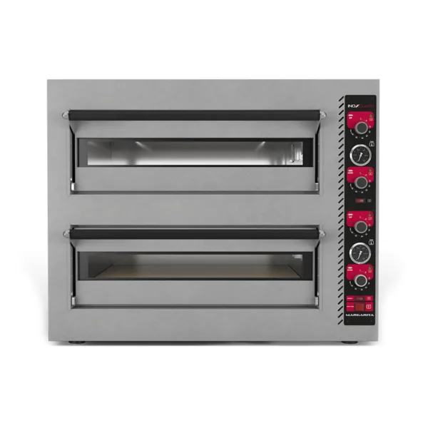 İnoxclass Çift Katlı Pizza Fırını Elektrikli 33 cm x 8 Pizza Kapasiteli Margarita C502E