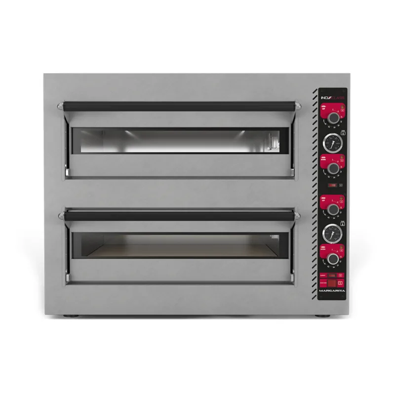 İnoxclass Çift Katlı Pizza Fırını Elektrikli 33 cm x 8 Pizza Kapasiteli Margarita C502E