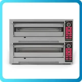 İnoxclass Çift Katlı Pizza Fırını Gazlı 30 cm x 12 Pizza Kapasiteli Margarita M602EG - 1