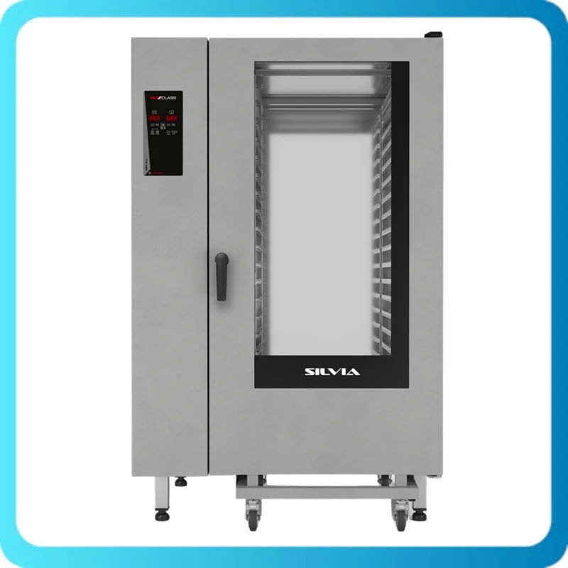İnoxclass 40 Tepsili Konveksiyonlu Fırın Elektrikli 40 x GN 1/1 - 20 x GN 2/1 Silvia S40E