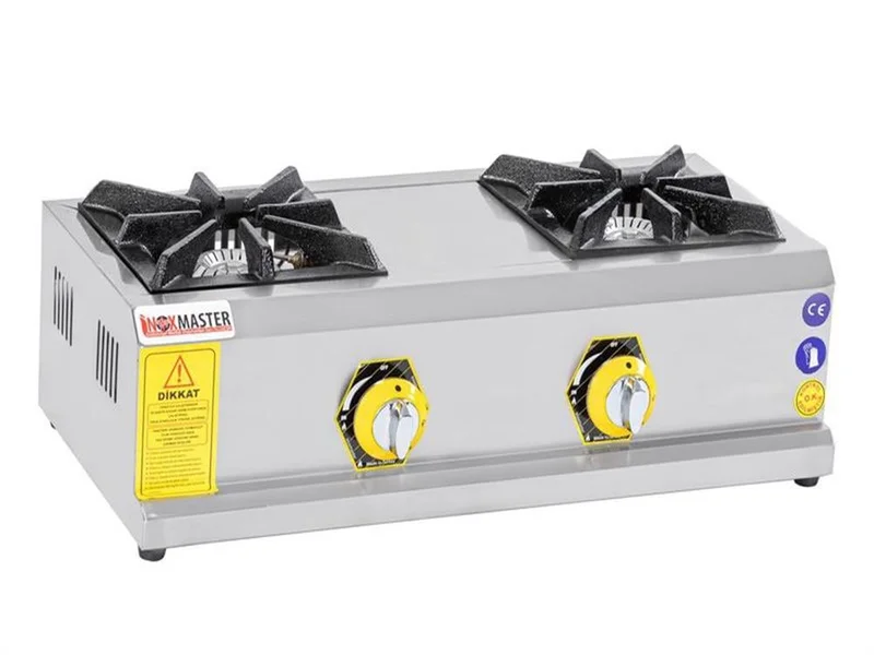 İnoxmaster 2 Li Mini Ocak Gazlı ve Lpg Li 29x60x14 Cm İMR-MNOG-2