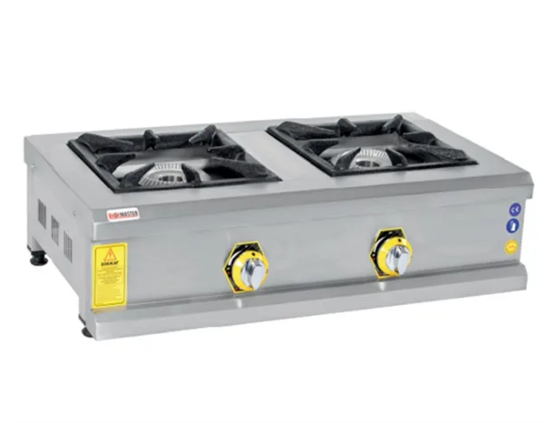 İnoxmaster 2 Li Set Üstü Ocak Gazlı ve Lpg Li 100x50x25 Cm İMR-SOG-1050