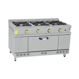 İnoxmaster 3 Lü Kuzine Gazlı ve Lpg Li 150x60x85 Cm İMR-KOG-1560 - 1