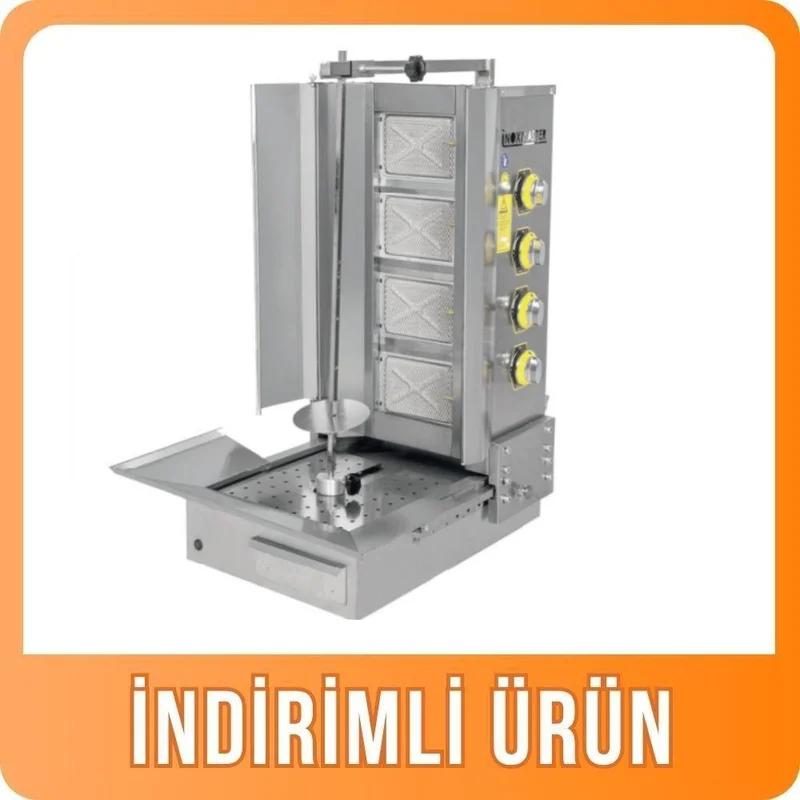 İnoxmaster 4 Lü Alttan Motorlu Döner Ocağı Gazlı ve Lpg Li 50x52x100 Cm İMR-MDNR-401
