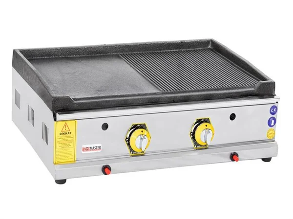 İnoxmaster 70 cm Döküm Izgara Gazlı ve Lpg Li 70x47x20 İMR-DIG-70