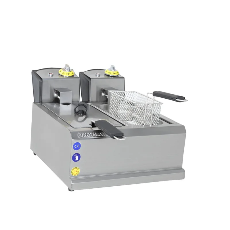 İnoxmaster Ekonomik Fritöz 3+3 Litre Elektrikli İMR-FE-3+3