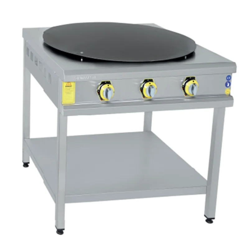 İnoxmaster Taban Raflı Gözleme Ocağı Gazlı Ve Lpg Li 70x70x85 Cm İMR-TBGZOG-70
