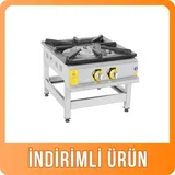 İnoxmaster Yer Ocağı Çift Yanışlı Gazlı ve Lpg Li 60x70x50 Cm İMR-YOG-2 - 1