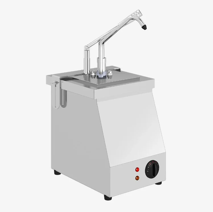 KALANDO Benmari Isıtmalı Paslanmaz Çelik 5.25 Litre Hazneli Sos Pompası GN 1/4 530107
