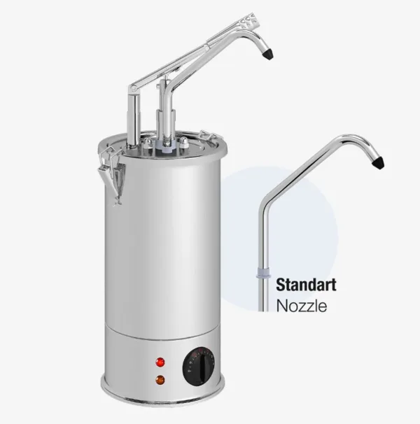 KALANDO Benmari Isıtmalı Paslanmaz Çelik Kollu 3 Litre Hazneli Sos Pompası