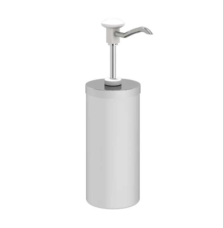 KALANDO Paslanmaz Çelik Basmalı 2.25 Litre Silindir Hazneli Sos Pompası 440102