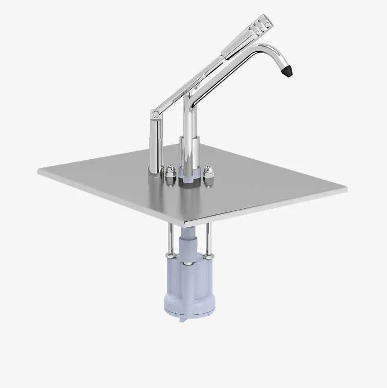KALANDO Paslanmaz Çelik Gastronorm Kollu 270 x 330 x 365 mm Sos Pompa Ünitesi GN 1/2 190102