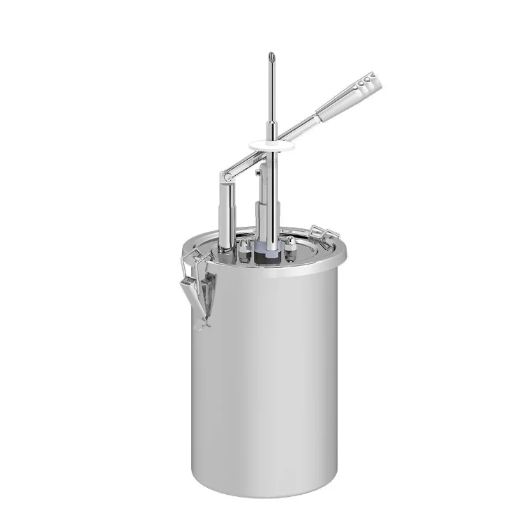 KALANDO Paslanmaz Çelik Kollu Enjekte Dolum İğneli 4.5 Litre Hazneli Sos Pompası 420110