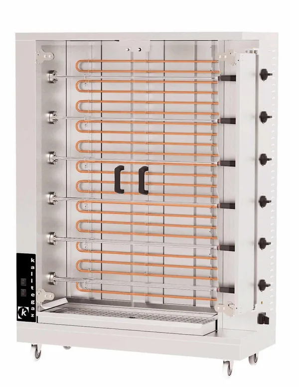 Kalitegaz Elektrikli Piliç Çevirme Makinesi 24-30 Piliç Kapasiteli CRE6