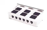 Kalitegaz 6 Gözlü Kare Plateli Elektrikli Set Üstü Ocak 120x70x29 Cm C1270ES Rinnova - 1