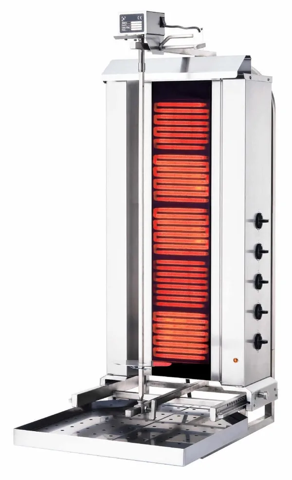 Kalitegaz  5 Gözlü Elektrikli Üstten Motorlu Döner Ocağı KLG232HG
