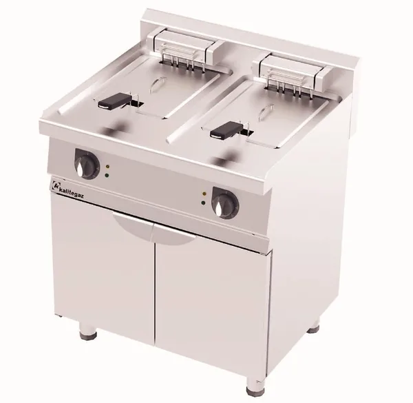 Kalitegaz Gazlı Fritöz 23+23 Litre Ce Belgeli 80x70x90 cm Alt Dolaplı FCS8070G Rinnova