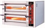 Kalitegaz Elektrikli Pizza Fırını 12x30 cm Pizza Kapasiteli Çift Katlı Manuel E6302DA Rinnova - 1