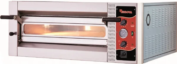 Kalitegaz Elektrikli Pizza Fırını 6x35 cm Pizza Kapasiteli Tek Katlı Manuel E6351DA Rinnova