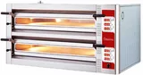 Kalitegaz Elektrikli Pizza Fırını 12x30 cm Pizza Kapasiteli Çift Katlı Dijital E6302W Rinnova - 1