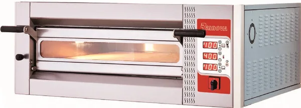 Kalitegaz Elektrikli Pizza Fırını 4x35 cm Pizza Kapasiteli Tek Katlı Dijital E4351 Rinnova