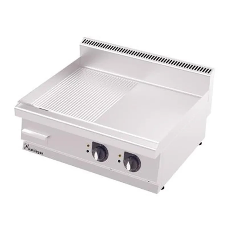 Kalitegaz Elektrikli Pleyt Izgara Krom Kaplı Yarı Oluklu 120x70x29 cm GS1270E