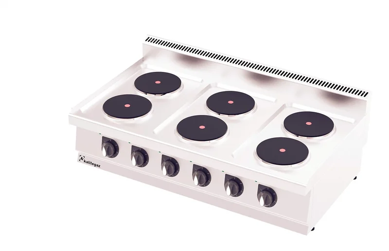 Kalitegaz 6 Gözlü Elektrikli Set Üstü Ocak 120x70x29 Cm C1270E Rinnova