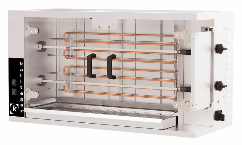 Kalitegaz Elektrikli Piliç Çevirme Makinesi 8-10 Piliç Kapasiteli CRE2