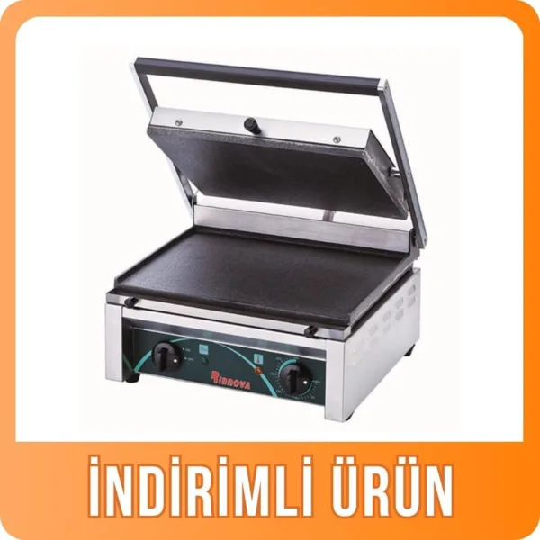 Kalitegaz İki Düz Yüzey Elektrikli Tost Makinesi Rinnova RN101-C