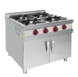 CSA 4 lü Ocak Alt Dolaplı Gazlı ve Lpg Li Ce Belgeli 100x100x85 cm KRCS.SDKZ.1010.CE - 1